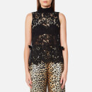 Ganni Women's Duval Lace Top - Black