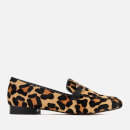 Dune Women's Lolla Leather Loafers - Leopard Pony