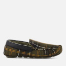 Barbour Men's Monty Suede Moccasin Slippers - Classic Tartan