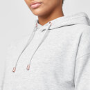 Luxe Classic Hoodie - S - Grey Marl