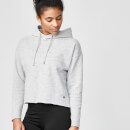 Luxe Classic Hoodie - S - Grey Marl