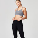Classic Heartbeat Sports Bra - XS - Grey Marl
