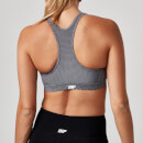 Classic Heartbeat Sports Bra - XS - Grey Marl