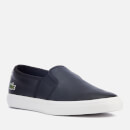 Lacoste Women's Gazon Bl 1 Leather Slip-On Trainers - Black