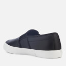 Lacoste Women's Gazon Bl 1 Leather Slip-On Trainers - Black