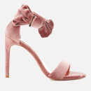 Ted Baker Women's Torabel Velvet Barely There Heeled Sandals - Mink