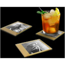 Photo Coasters – Retro Gold