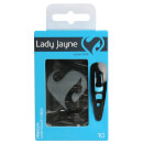 Lady Jayne One Touch Clip Black 10 Pack