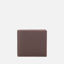 Barbour Men's Grain Leather Billfold Wallet - Dark Brown