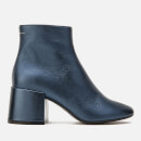 MM6 Maison Margiela Women's Heeled Ankle Boots - Blue