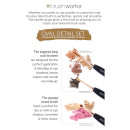 brushworks HD Oval Brushes Detail Set