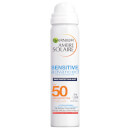 Ambre Solaire Sensitive Hydrating Hypoallergenic Face Sun Cream Mist SPF50 75ml