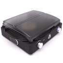 GPO Retro Stylo 2 Rubberised Finish Turntable - Black