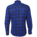 Tokyo Laundry Men's Alhambra Flannel Long Sleeve Shirt - Navy
