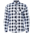 Tokyo Laundry Men's Alhambra Flannel Long Sleeve Shirt - White