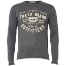 Camiseta manga larga Tokyo Laundry Timperley - Hombre - Gris