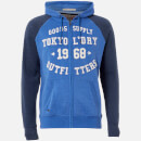 Tokyo Laundry Men's Arapaho Forest Zip Through Hoody - Indigo Marl