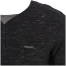T-Shirt Homme Helter Mock Layered Longues Manches Dissident - Noir