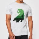 Nintendo The Legend Of Zelda Green Ganondorf Silhouette Men's Light Grey T-Shirt