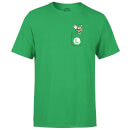 Nintendo Super Mario Luigi Pocket Print Men's Green T-Shirt