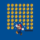 Nintendo Super Mario Coin Drop Men's Blue T-Shirt