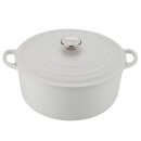 Le Creuset Signature Cast Iron Round Casserole Dish - 24cm - Cotton
