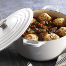 Le Creuset Signature Cast Iron Round Casserole Dish - 28cm - Cotton