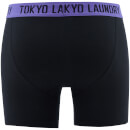 Tokyo Laundry Men's Handley 2 Pack Boxers - Purple Opulence/Mid Grey Marl