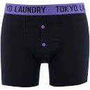 Tokyo Laundry Men's Handley 2 Pack Boxers - Purple Opulence/Mid Grey Marl