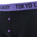 Tokyo Laundry Men's Handley 2 Pack Boxers - Purple Opulence/Mid Grey Marl