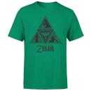 Nintendo The Legend Of Zelda Triforce Men's Green T-Shirt