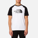 The North Face Men's Raglan Easy Short Sleeve T-Shirt - TNF White/TNF Black