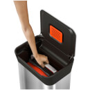 Joseph Joseph Titan Trash Compacting Bin - Stainless Steel