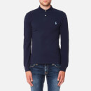 Polo Ralph Lauren Men's Slim Fit Basic Mesh Long Sleeve Polo Shirt - Newport Navy