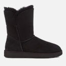 UGG Women's Classic Cuff Short Sheepskin Boots - Black
