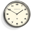 Newgate Chrysler Silent Wall Clock - Burnished Stainless Steel