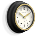 Newgate Cookhouse II Wall Clock - Black