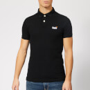 Superdry Men's Classic Pique Polo Shirt - Black