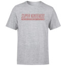 Camiseta Nintendo Super Nintendo - Hombre - Gris claro