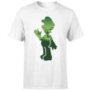 Nintendo Super Mario Luigi Silhouette Men's White T-Shirt