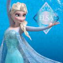 Disney Frozen Elsa Blue 30 x 30cm Canvas Print