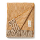 Avoca Heavy Herringbone Throw - Mustard - 142 x 183cm