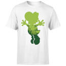 Nintendo Super Mario Yoshi Silhouette Men's White T-Shirt