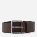 BOSS Men's Jeeko Leather Belt - Dark Brown
