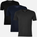 BOSS Men's 3 Pack T-Shirt - Open Blue