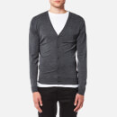 John Smedley Men's Petworth 30 Gauge Merino Cardigan - Charcoal