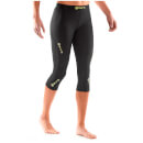 Skins DNAmic Women's 3/4 Tights - Black/Black