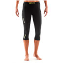 Skins DNAmic Women's 3/4 Tights - Black/Black