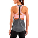 Skins Activewear Women's Remote T-Bar Tank Top - Black Marle