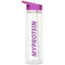 Bouteille d'eau avec paille intégrée - Violette